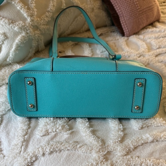 Dooney & Bourke Turquoise Leather Tote - Picture 16 of 16